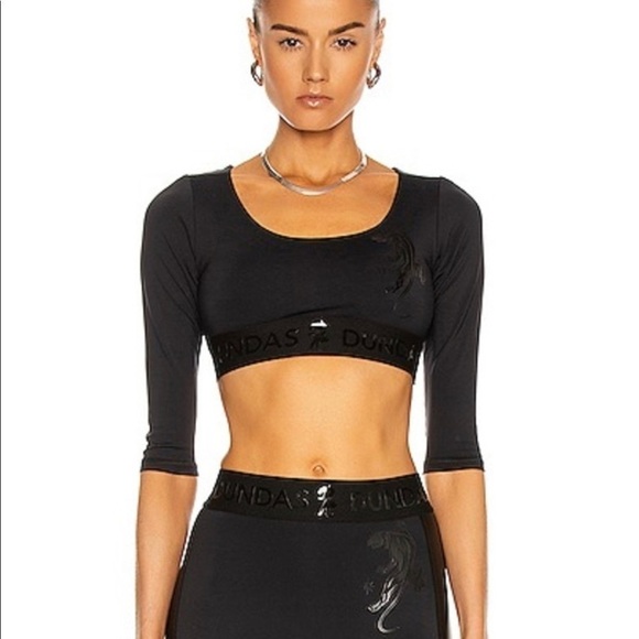 Dundas noor crop long sleeve sports top NWT - Picture 1 of 6